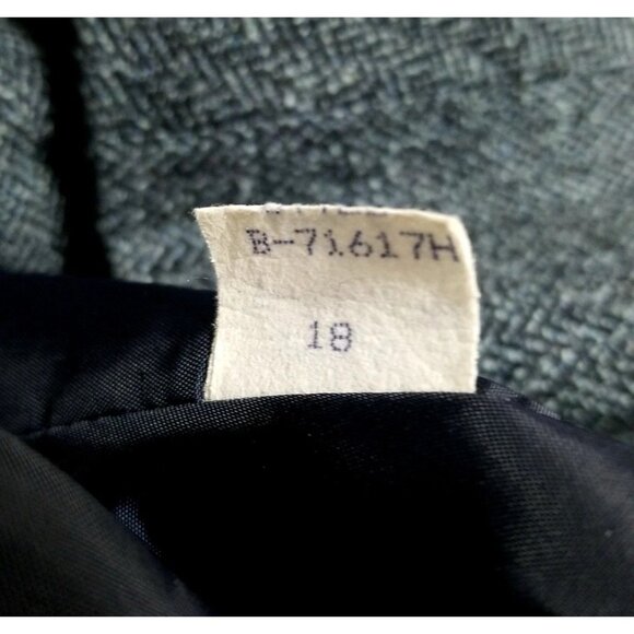 Maggie McNaughton Vtg Women's Blue Blazer Jacket Sz 18 Office Business Preppy - Picture 6 of 7